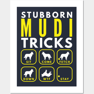 Stubborn Mudi Tricks - Dog Training Posters and Art